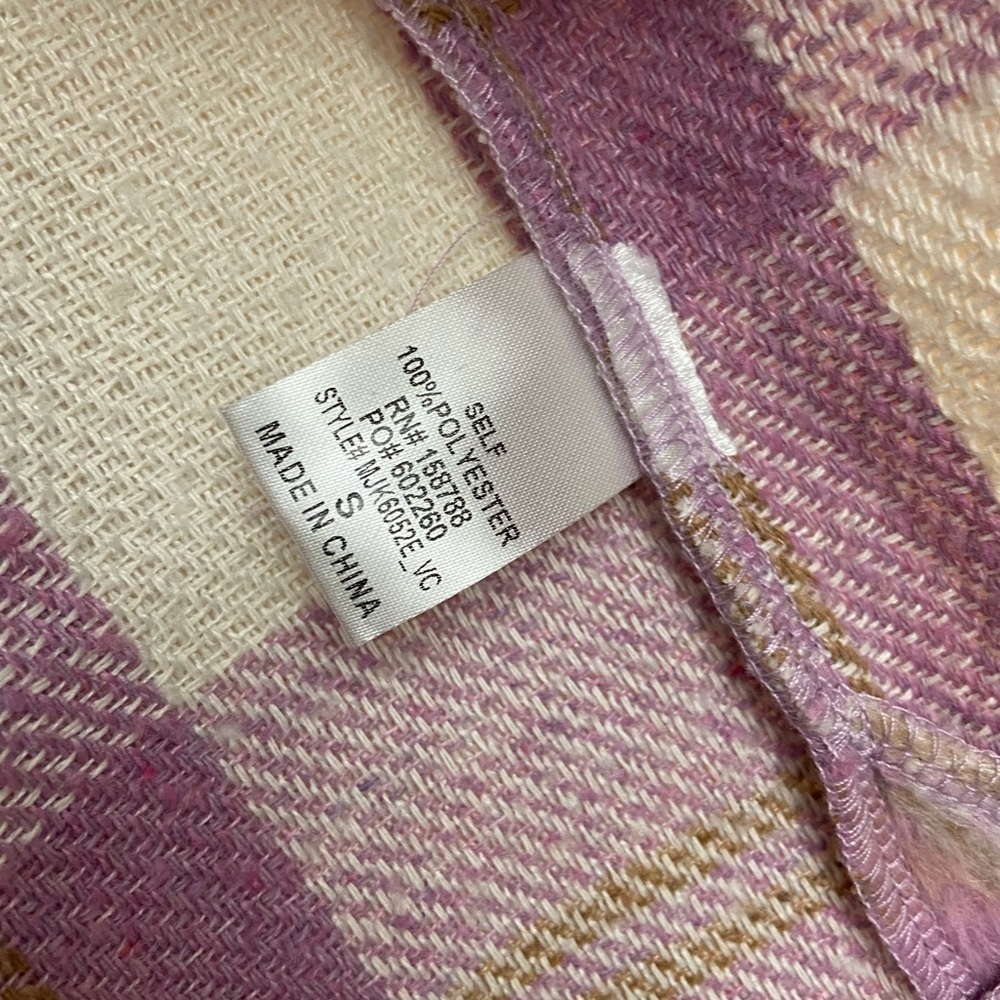 Purple Plaid Jacket - Picture 2 of 3